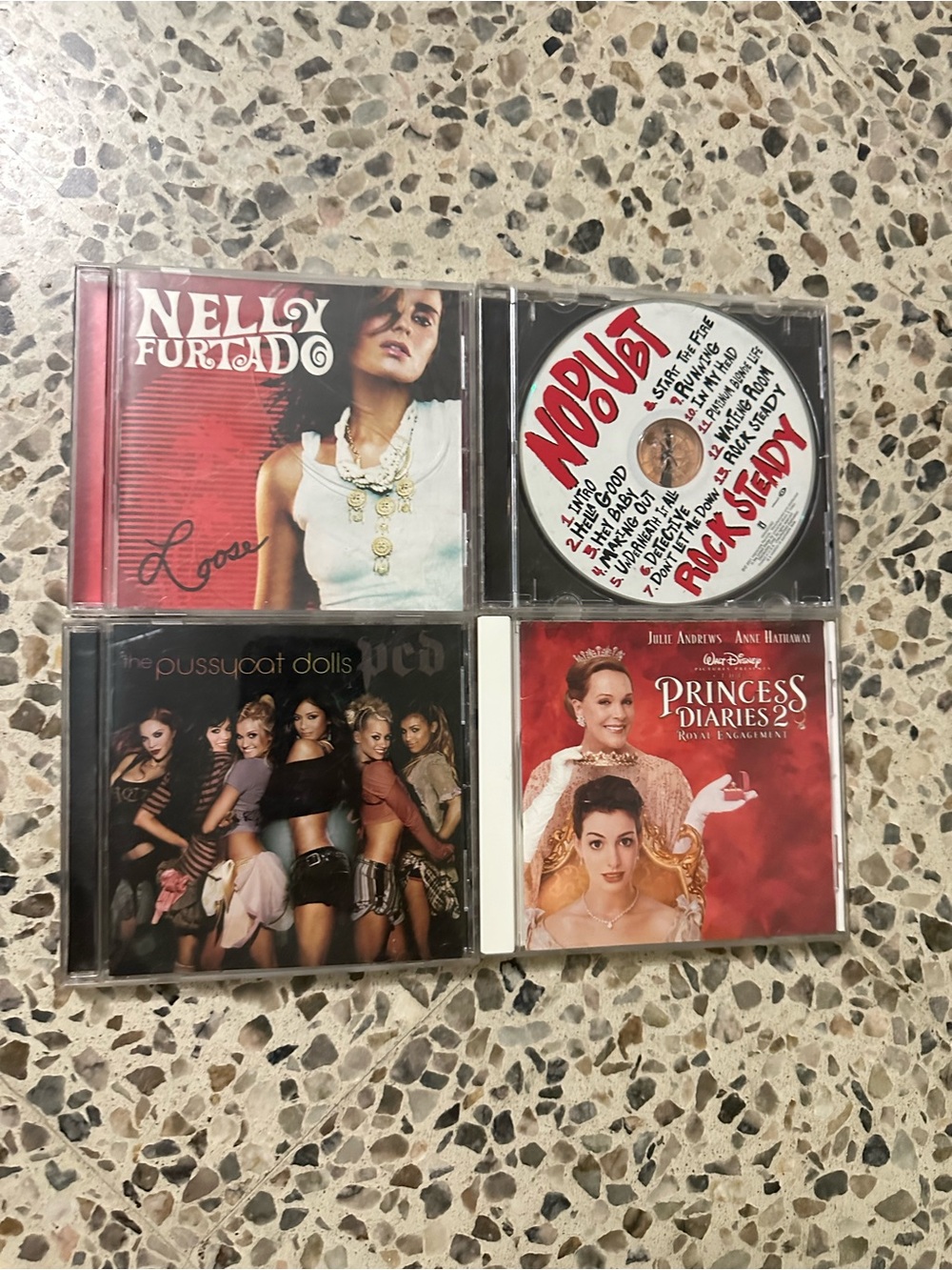 Bundle  4 Pop CDs, Nelly Furtado, No Doubt, Pussycat Dolls, Princess Diaries 2